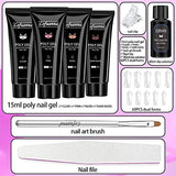 Lofuanna 4PCS Poly Gel Nail Kit 4 Colors