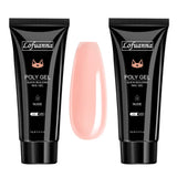 lofuanna 2PCS Nude Poly gel Nail Kit