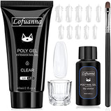 Lofuanna Poly Gel Nail Kit-60g Clear