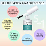 Lofuanna Builder Gel For Nails-Professional 5 In 1 Builder Gel 15ml