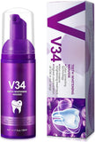 Purple Toothpaste for Teeth Whitening, v34 Color Corrector Toothpaste, Purple Toothpaste Whitening