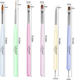 Nail Art Brushes Set-6PCS