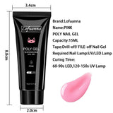 Poly Nail Extension Gel- Pink #03 |15ML