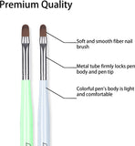 7 Pcs Nail Art UV Gel Acrylic Brush Set