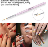 5Pcs Nail Art Painting Liner Brushes set- 7/9/11/15/20mm