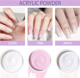 Acrylic Powder*3 +Acrylic Liquid Kit  (set5)