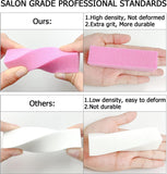 Nail Buffer Blocks Nail File Sanding Blocks -PINK/10pcs