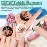 Extra Strong Nail Glue for Acrylic Tips and Press on Nail-10pcs