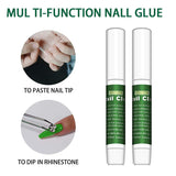 Extra Strong Nail Glue for Acrylic Tips and Press on Nail-10pcs