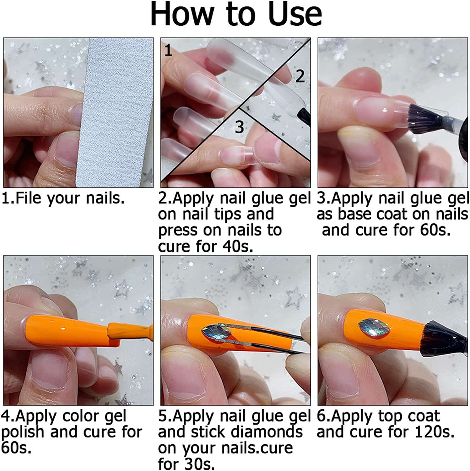 Fridja Solid Nail Glue Paste Fake Nails Adhesive Firm Solid Nail Glue  Manicure Tools - Walmart.com