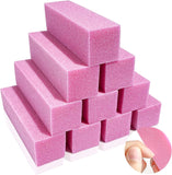 Nail Buffer Blocks Nail File Sanding Blocks -PINK/10pcs